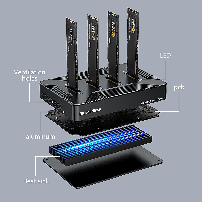 8Tb M2 Nvme Ssd - Blueendless Docking station SSD m2 a