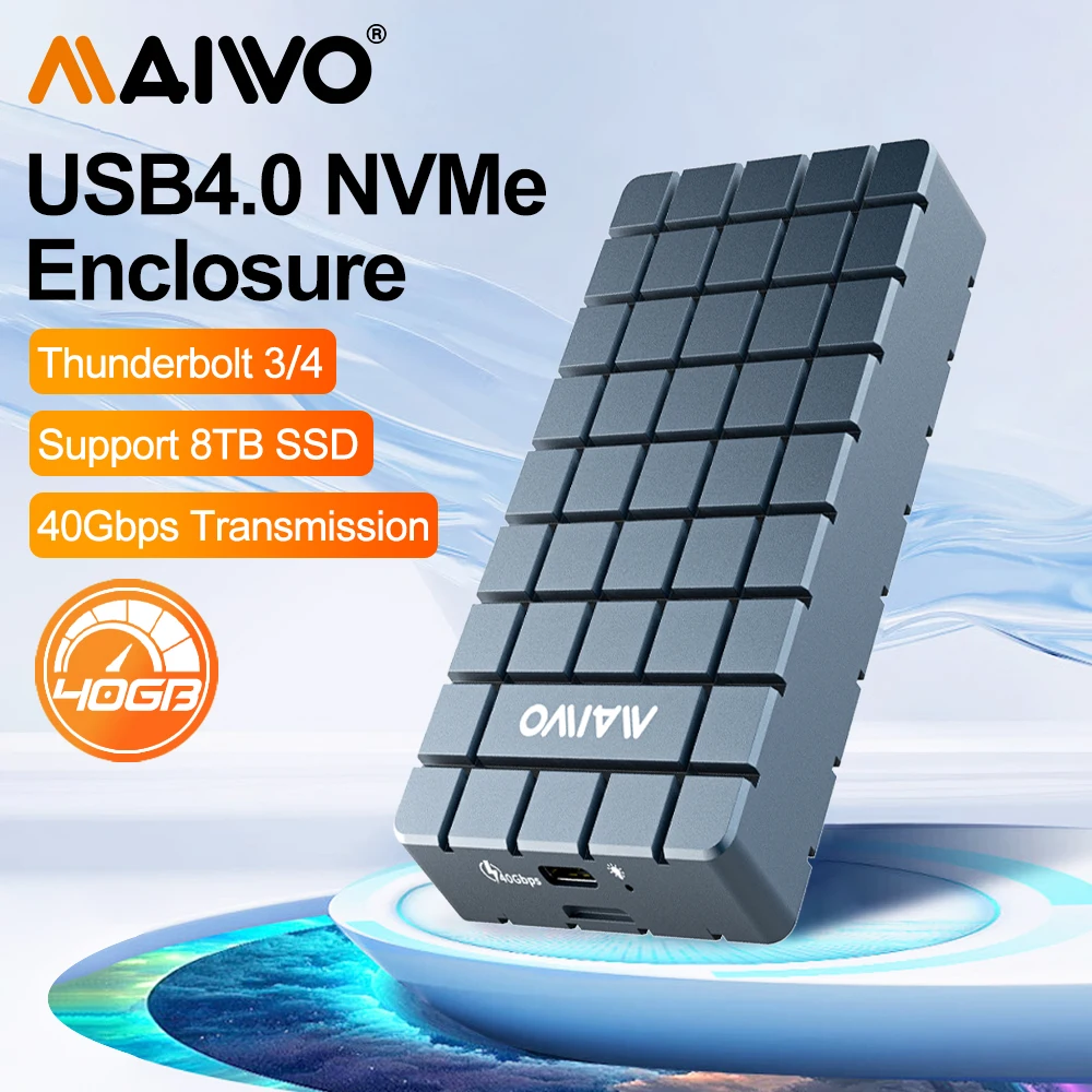 Usb4 40Gbps External Ssd 8Tb - MAIWO USB 4.0 40Gbps M.2 custodia