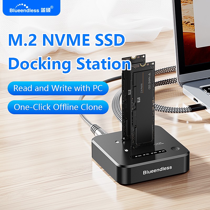 8Tb M2 Nvme Ssd - Blueendless Docking Station Clone Offline Dual