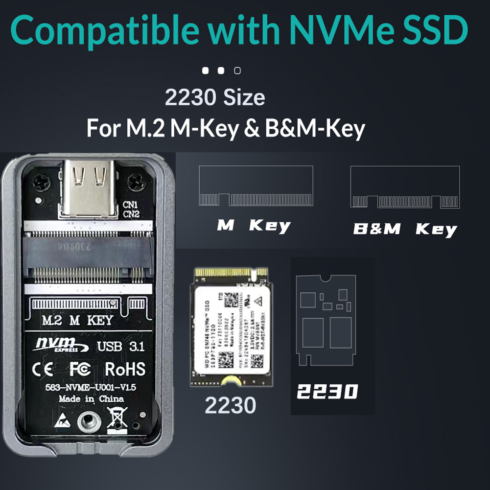 2230 2242 Custodia M.2 NVMe Cu - M2 2230 Ssd 2Tb Pcie 4.0 recensione e prezzo