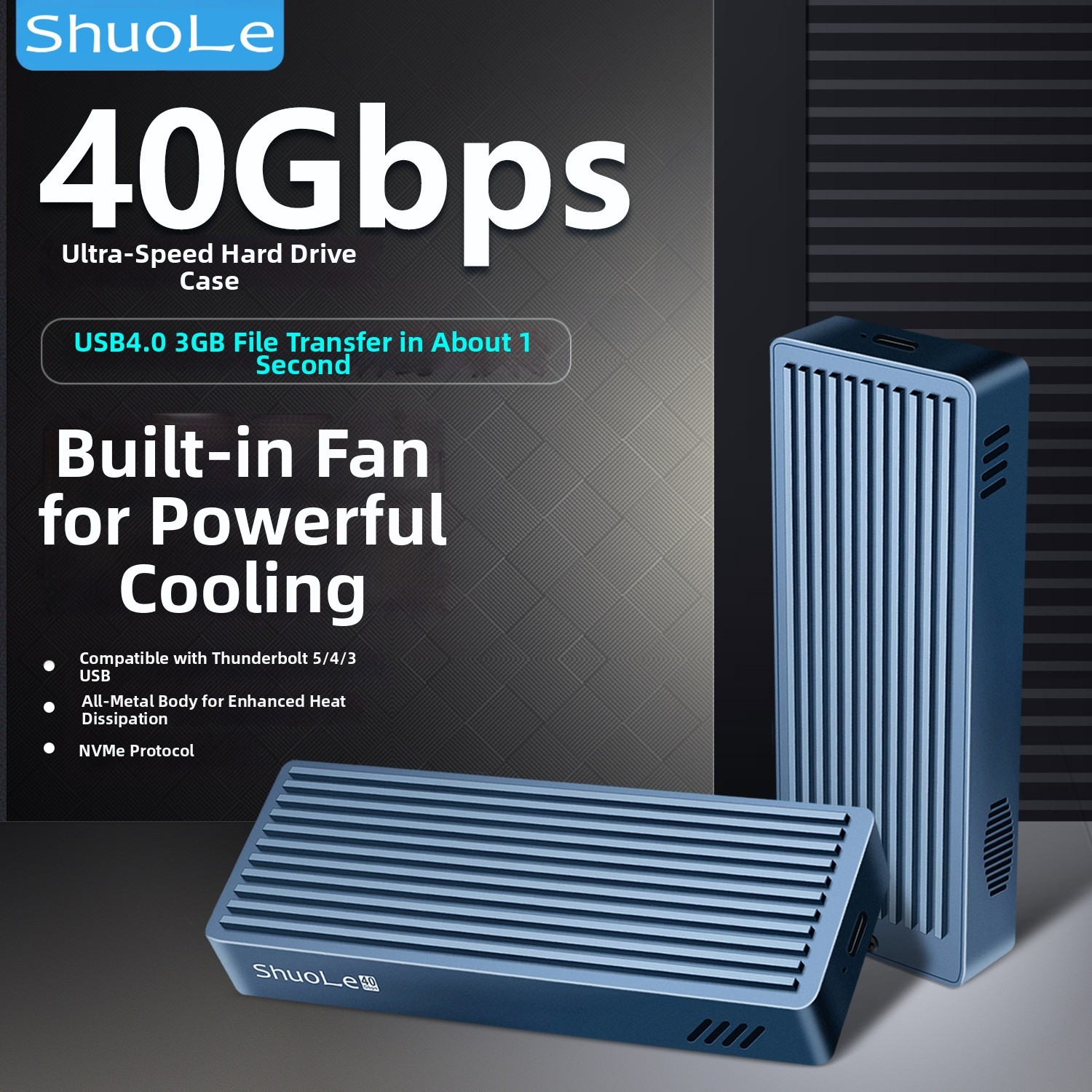 Custodia SSD NVMe USB 4.0 M.2  - Usb4 40Gbps External Ssd 8Tb recensione e prezzo