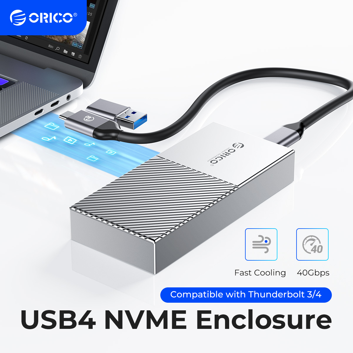 Custodia SSD ORICO USB4 NVMe C - Thunderbolt 4 External Ssd 4Tb recensione e prezzo