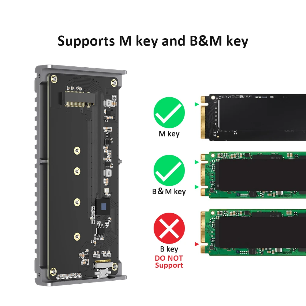 Custodia SSD USB4 M.2 NVMe da  - Usb4 40Gbps External Ssd 8Tb recensione e prezzo