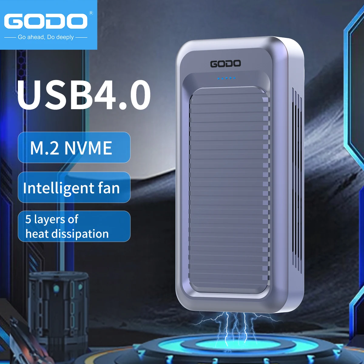 GODO Case Esterno per SSD NVMe - Thunderbolt 4 External Ssd 4Tb recensione e prezzo