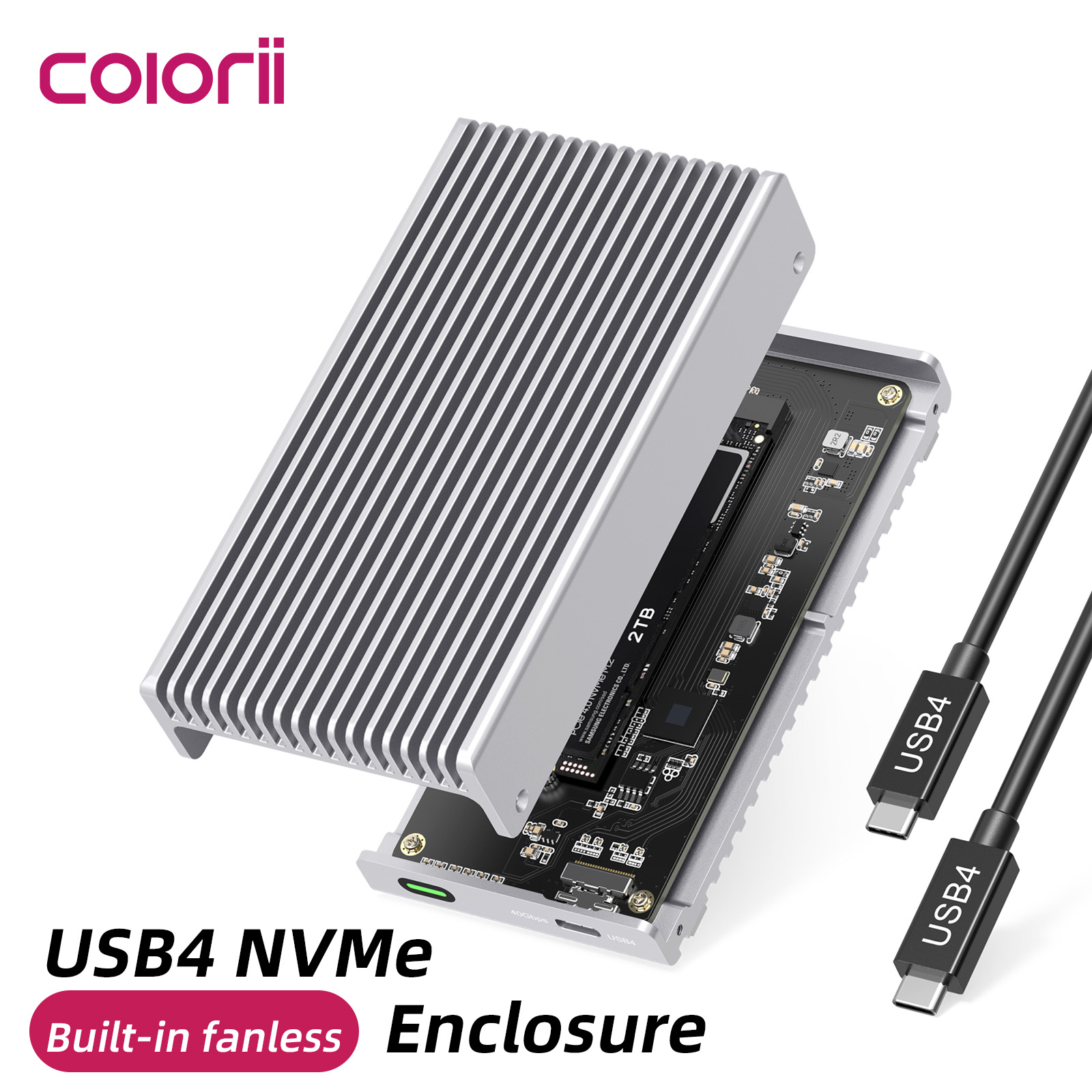 Custodia SSD esterna Thunderbo - Usb4 40Gbps External Ssd 8Tb recensione e prezzo