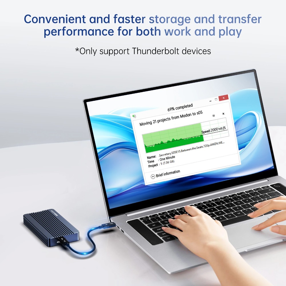Custodia SSD ACASIS 40 Gbps M. - 8Tb M2 Nvme Ssd recensione e prezzo