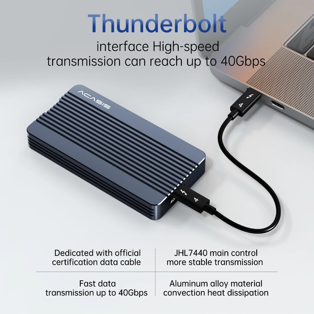 Custodia SSD ACASIS 40 Gbps M. - 8Tb M2 Nvme Ssd recensione e prezzo