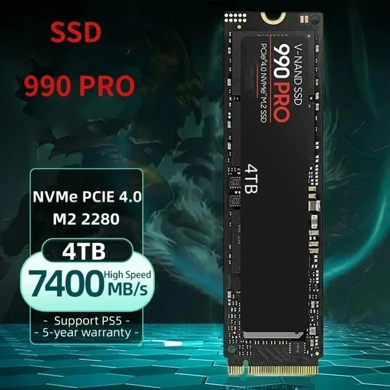 SSD Originale 990 PRO – 512GB/ - Pcie 4.0 4Tb 2280 Ssd 7450Mbps recensione e prezzo