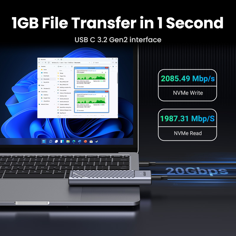 Custodia SSD UGREEN M2 da 20 G - 8Tb M2 Nvme Ssd recensione e prezzo